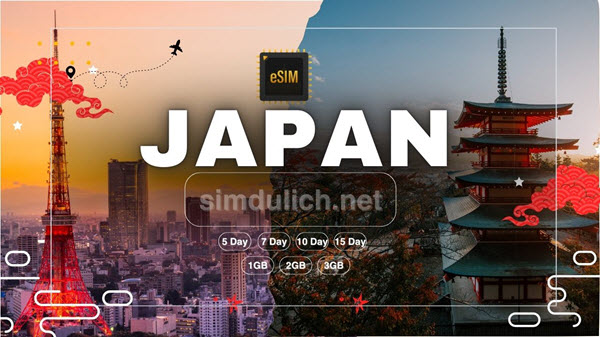 eSim Nhật Bản